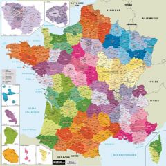 France administrative des 13 nouvelles régions Geoatlas