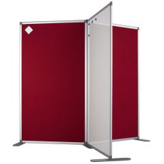 Pied support central cloison de séparation SMIT Visual - 4 cloisons

