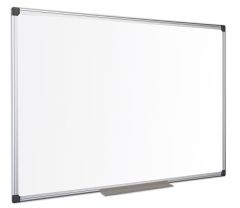 Tableau Blanc laqué Cadre Aluminium Maya Bi-Office