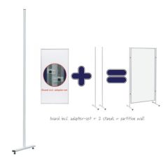 Eléments de la structure partition stand Franken