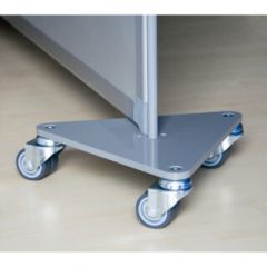 Pied mobile sur roulettes pour cloison SMIT