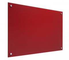 Tableau verre magnétique rouge - 45x60 cm