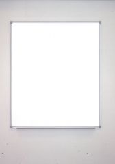 ULMANN Tableau mural en acier émaillé Blanc, effaçable à sec