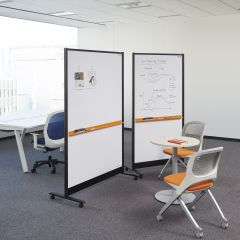 PLUS Information Board - Tableau Mobile double face 125x184 cm