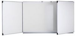 Tableau triptyque émail blanc 100 x 180 cm. 