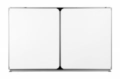 Tableau triptyque 5 faces émail blanc 100x180 cm