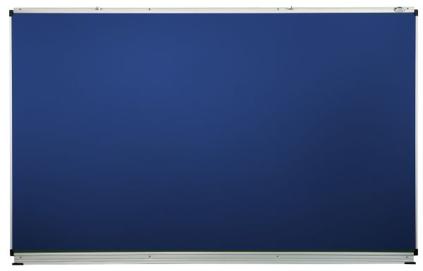 Tableau scolaire émail bleu craie 120 x 300 cm
